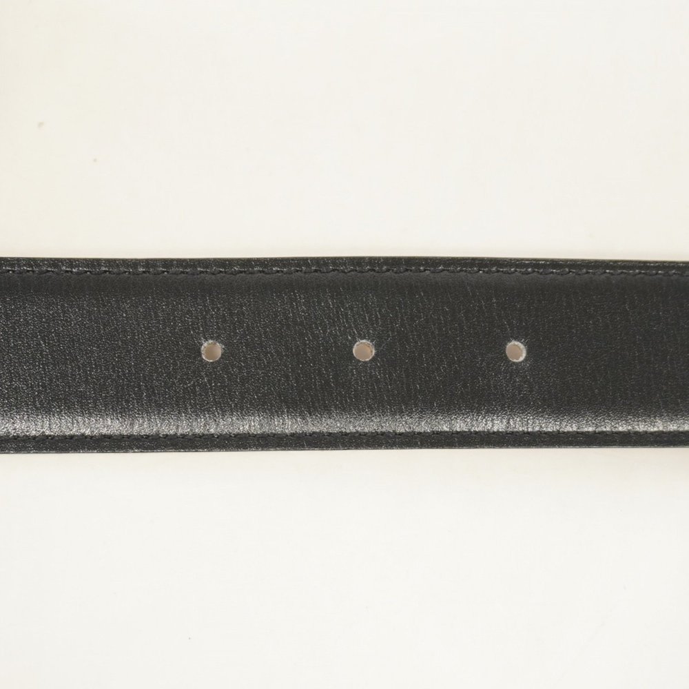 Hermes Hermès Constance Belt, Box Calf Leather, Black and Gold, A Stamp, Wome... - Picture 5 of 7